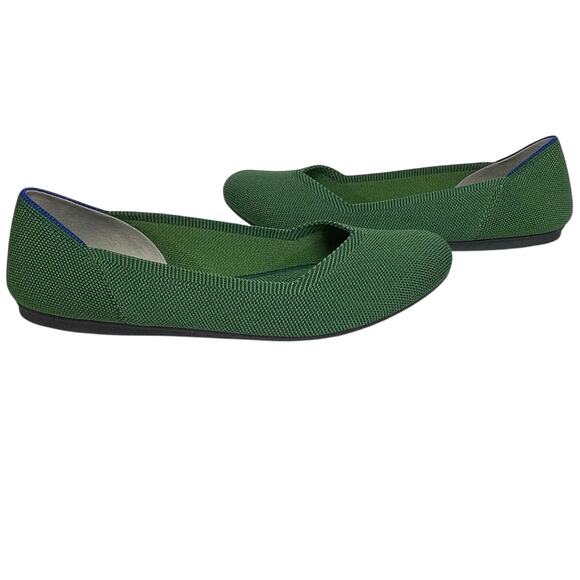 ROTHY’S Women’s JellyBean The Flat Green and Blue knit flat size 10 - Picture 4 of 7